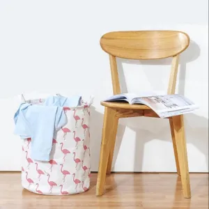 1 Piece Laundry Basket Hamper, Large Canvas Lightweight Dirty Clothes Storage Bin, Collapsible Organizer For Toy