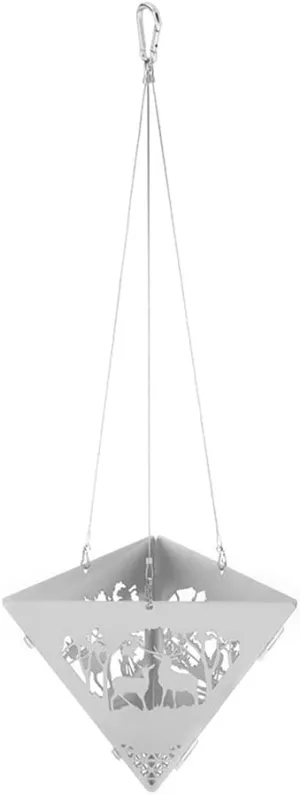 1 Set For Triangle Hanging Campfire Pit Camping Wood Stove Stand Frame Rack Stainless Steel Pit For Outdoor