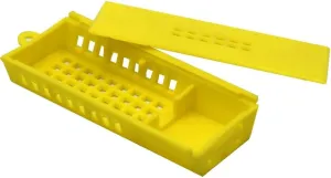100Pcs Queen Bee Transport Cages Bee Queen Rearing Cage Cell Plastic Post Transmit Move Mail New King Transparent Yellow/White(Yellow)