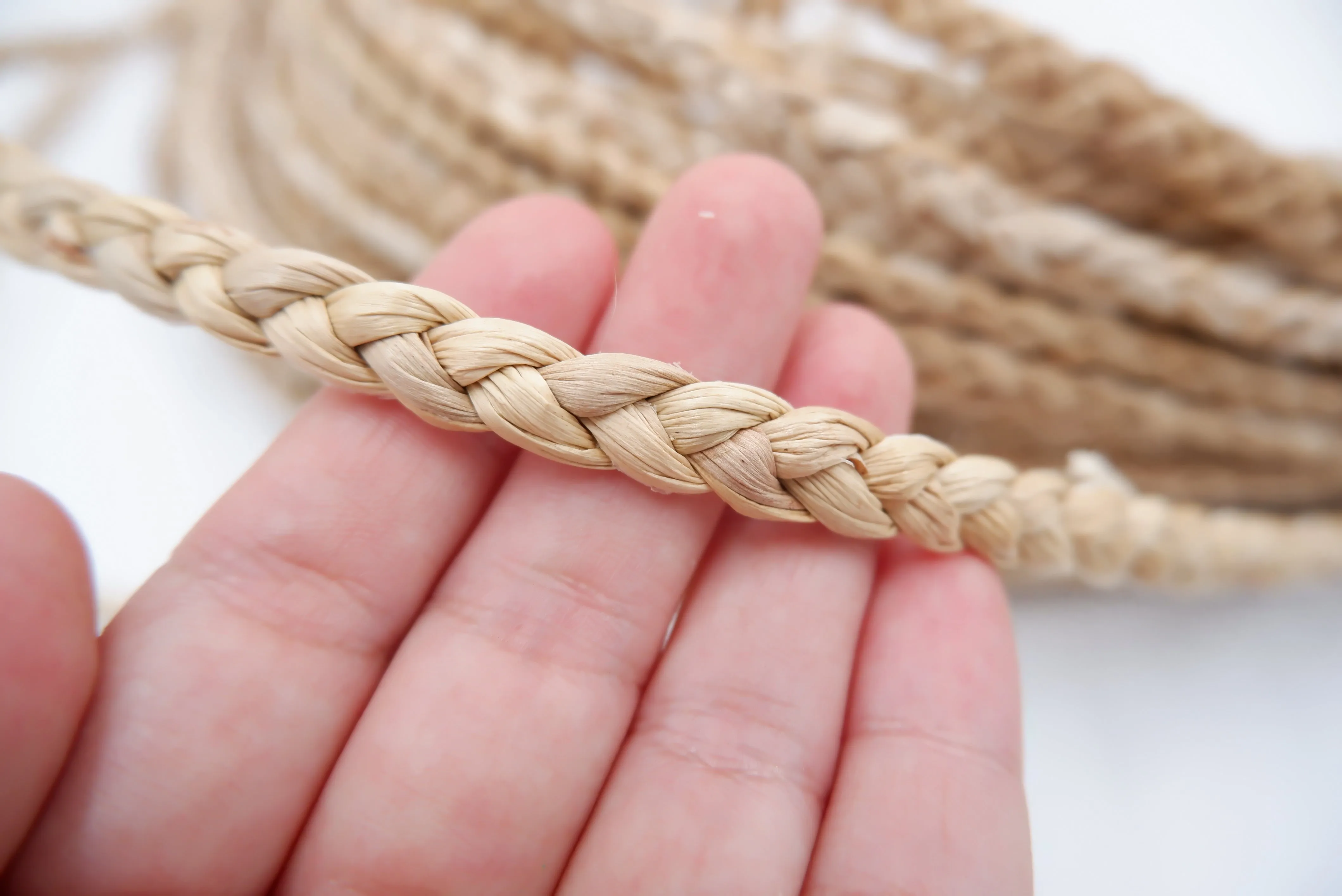 10mm braided rope, natural water hyacinth rope, natural rope for furniture, water hyacinth rope for Cat Scratching, natural raffia yarn, cord