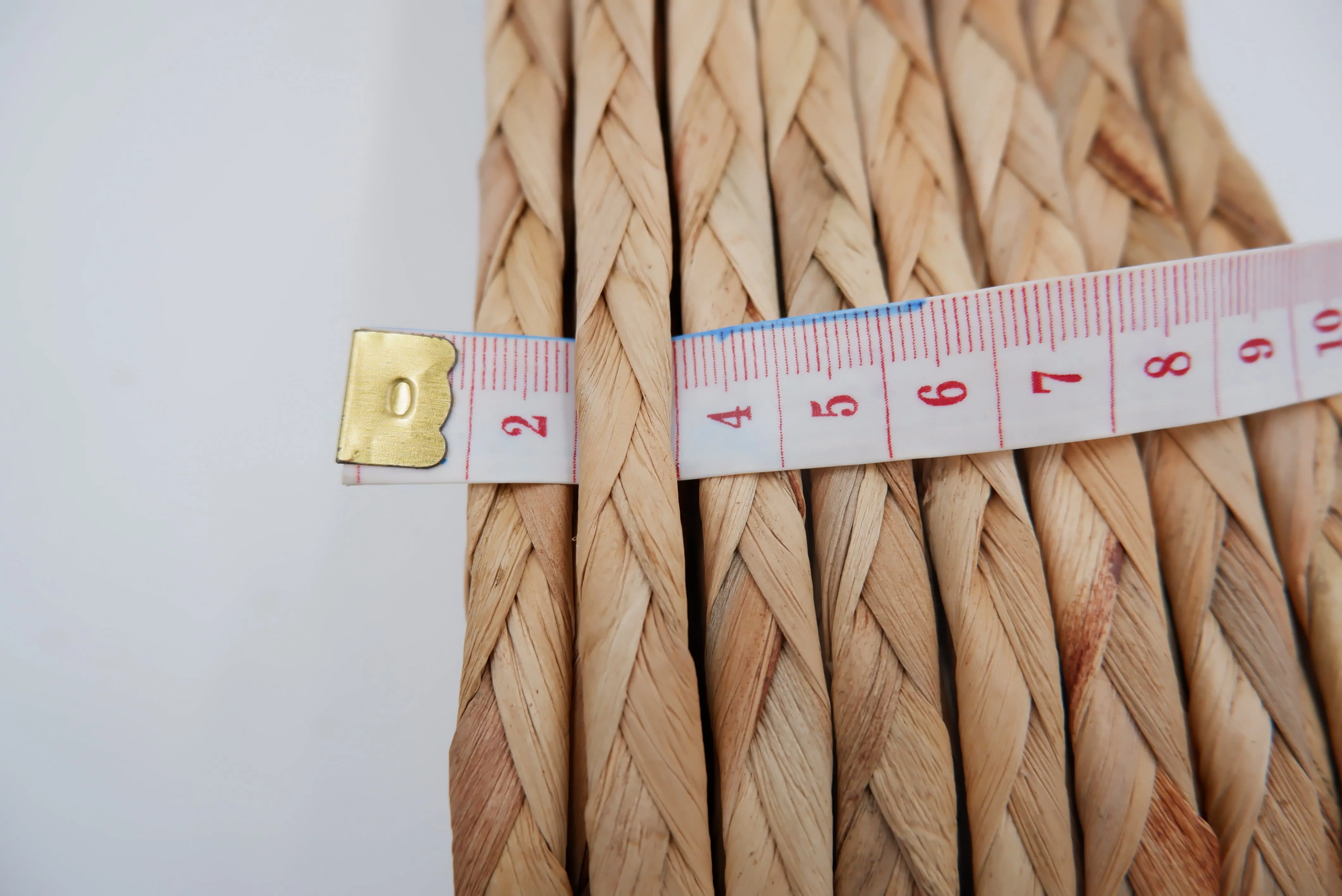10mm natural water hyacinth rope, Braided Rope, Seagrass cord, Rope Plant Basket, rug rope, braided rope lace, braided hyacinth