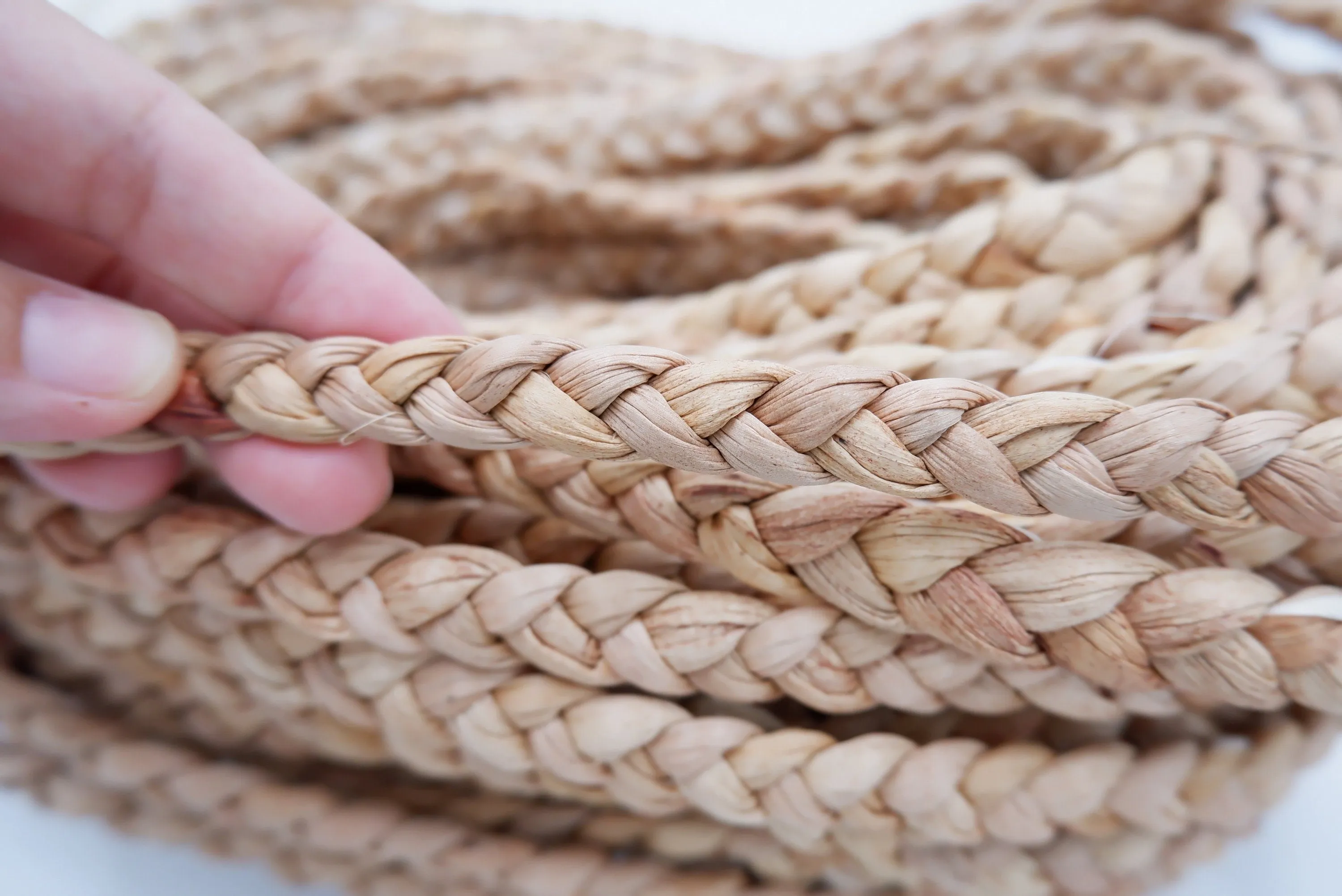 12mm (50meters) Braided Rope, 1/2 inches water hyacinth rope