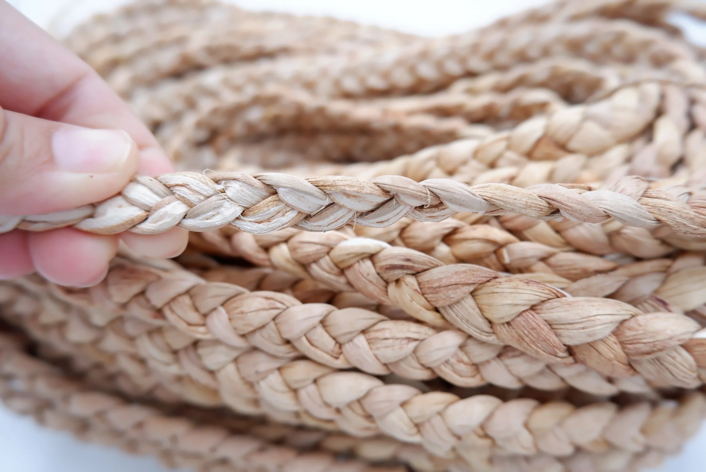 12mm (50meters) Braided Rope, 1/2 inches water hyacinth rope