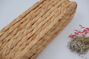 12mm natural water hyacinth rope, Braided Rope, Rope Plant Basket, rug rope, braided rop lace, water hyacinth rope
