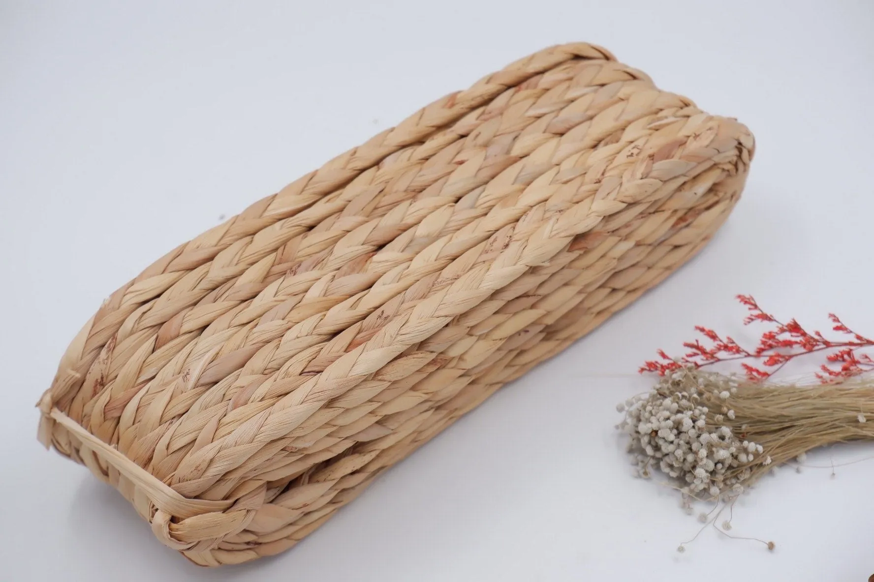 12mm natural water hyacinth rope, Braided Rope, Rope Plant Basket, rug rope, braided rop lace, water hyacinth rope