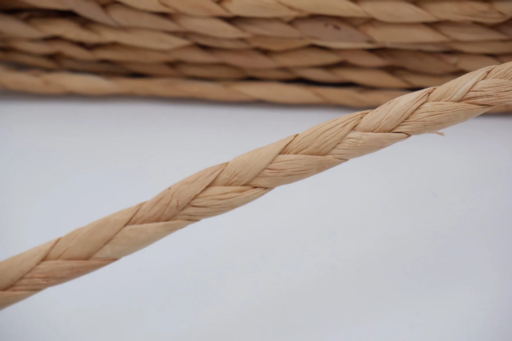 12mm natural water hyacinth rope, Braided Rope, Rope Plant Basket, rug rope, braided rop lace, water hyacinth rope