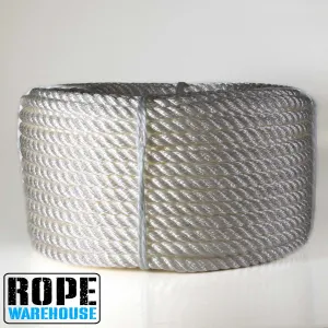 12MM NYLON 3 STRAND MEDIUM LAY ROPE