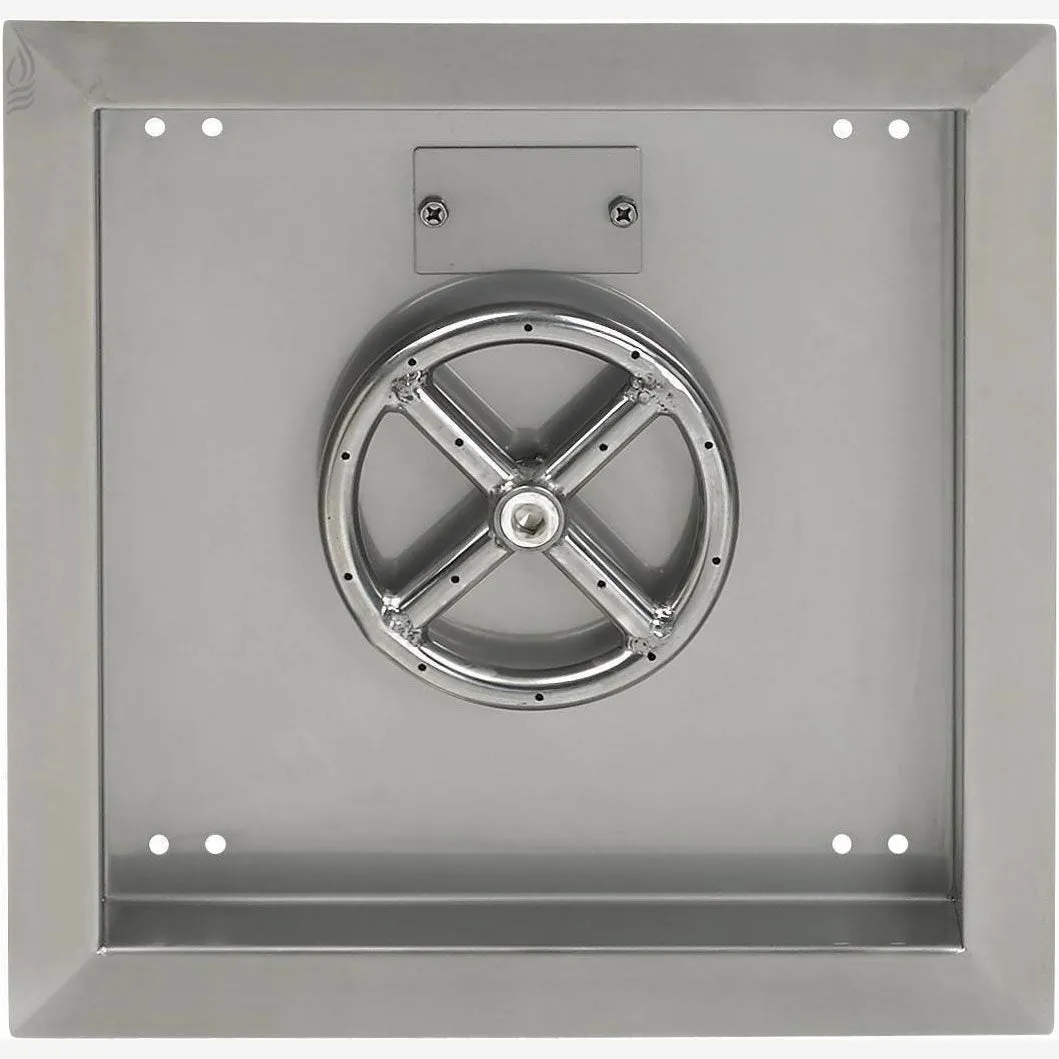12" Drop in Burner Pan. Square