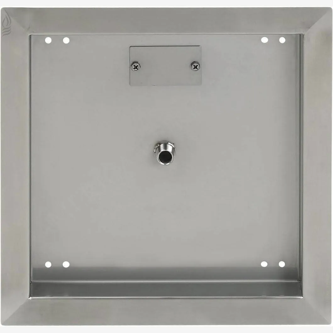 12" Drop in Burner Pan. Square