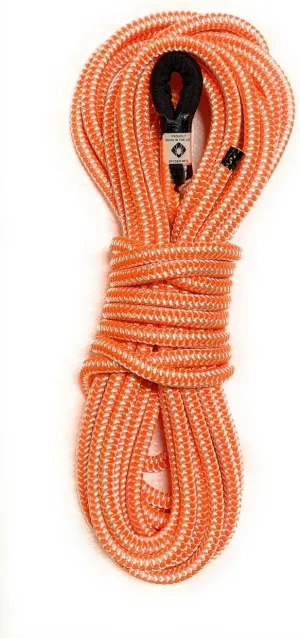 16 Strand Climbing Rope 1/2" x 60 Feet w/Ninja Splice Orange/White