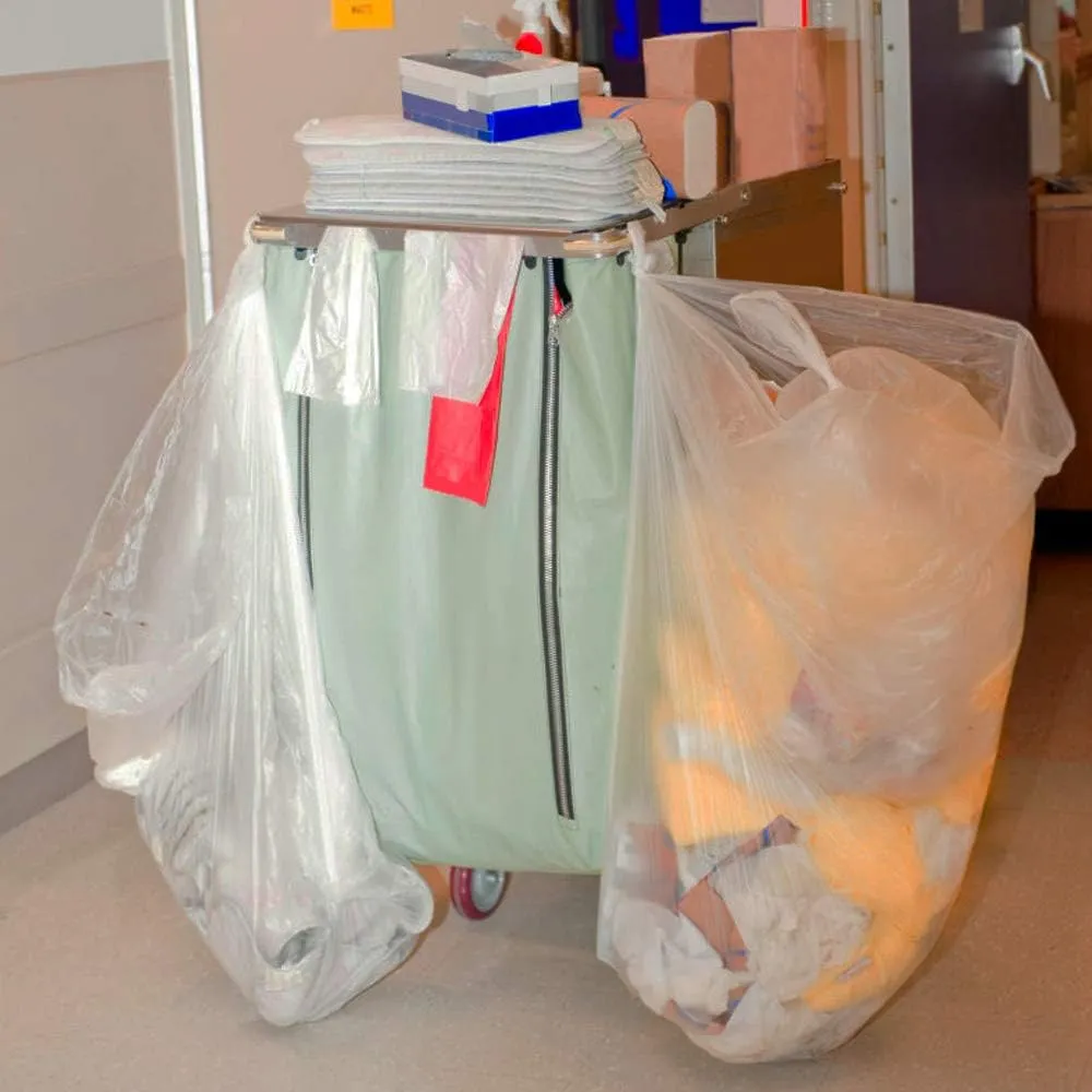 18 Gallon Clear Large Trash Bag, 95 Counts