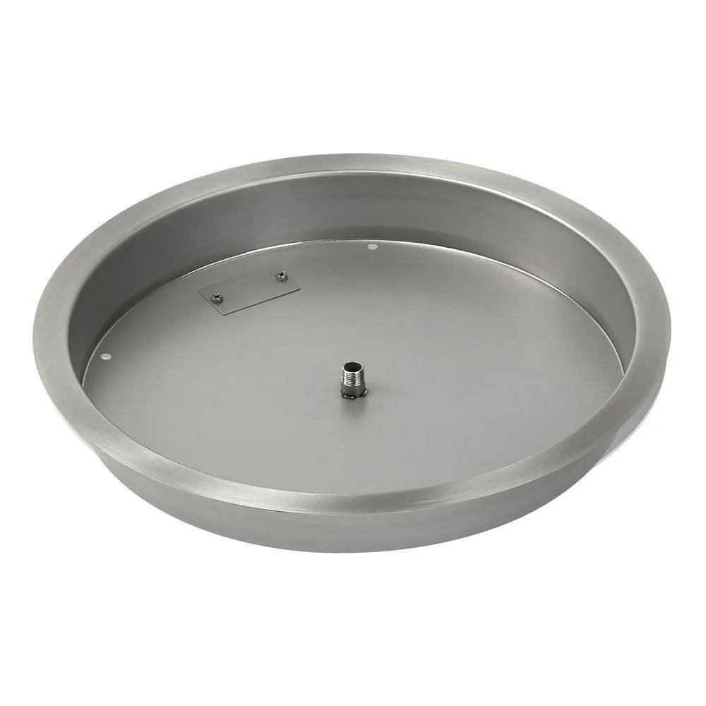 19" Drop In Burner Pan. ROUND