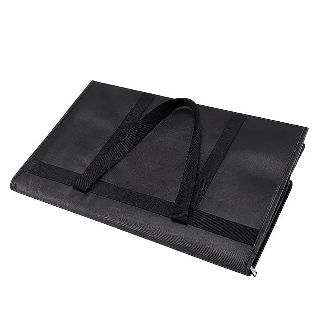 1pc Picnic Insulation Bag, Aluminum Foil Outdoor Large Insulated Grocery Shopping Bag, Reusable Bag, Warm Zipper, Foldable Handbag, Cooler, Cold And Hot Food Transportation