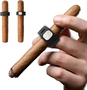 2-Pack Magnetic Cigar Holders for Golf Cart - Hands-Free Fireproof Clips, Fits 38-60 Ring Gauge, Outdoor Golf/Grilling/Fishing Accessories - Ideal Men's Gift for Cigar Lovers