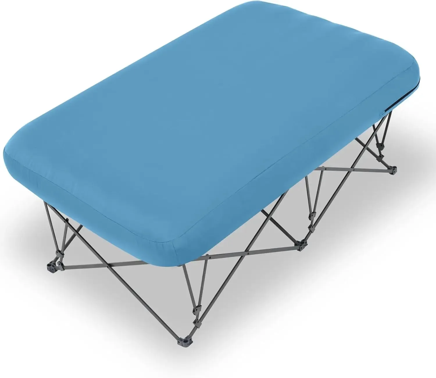 2-Person Camping Cot with Inflatable Air Mattress – Folding Bed Supports 500 lbs, Includes Carry Bag