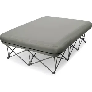 2-Person Camping Cot with Inflatable Air Mattress – Folding Bed Supports 500 lbs, Includes Carry Bag