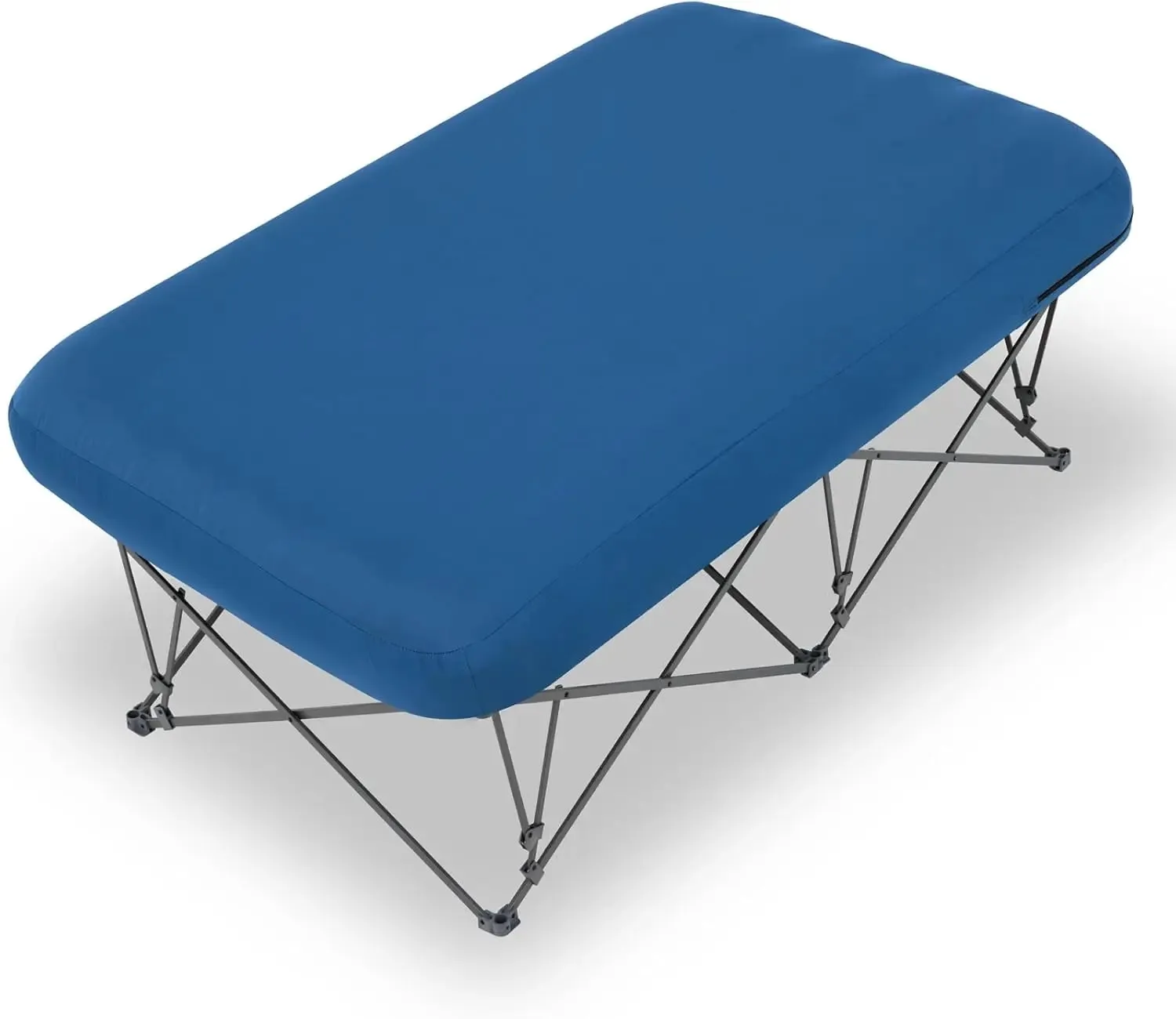 2-Person Camping Cot with Inflatable Air Mattress – Folding Bed Supports 500 lbs, Includes Carry Bag