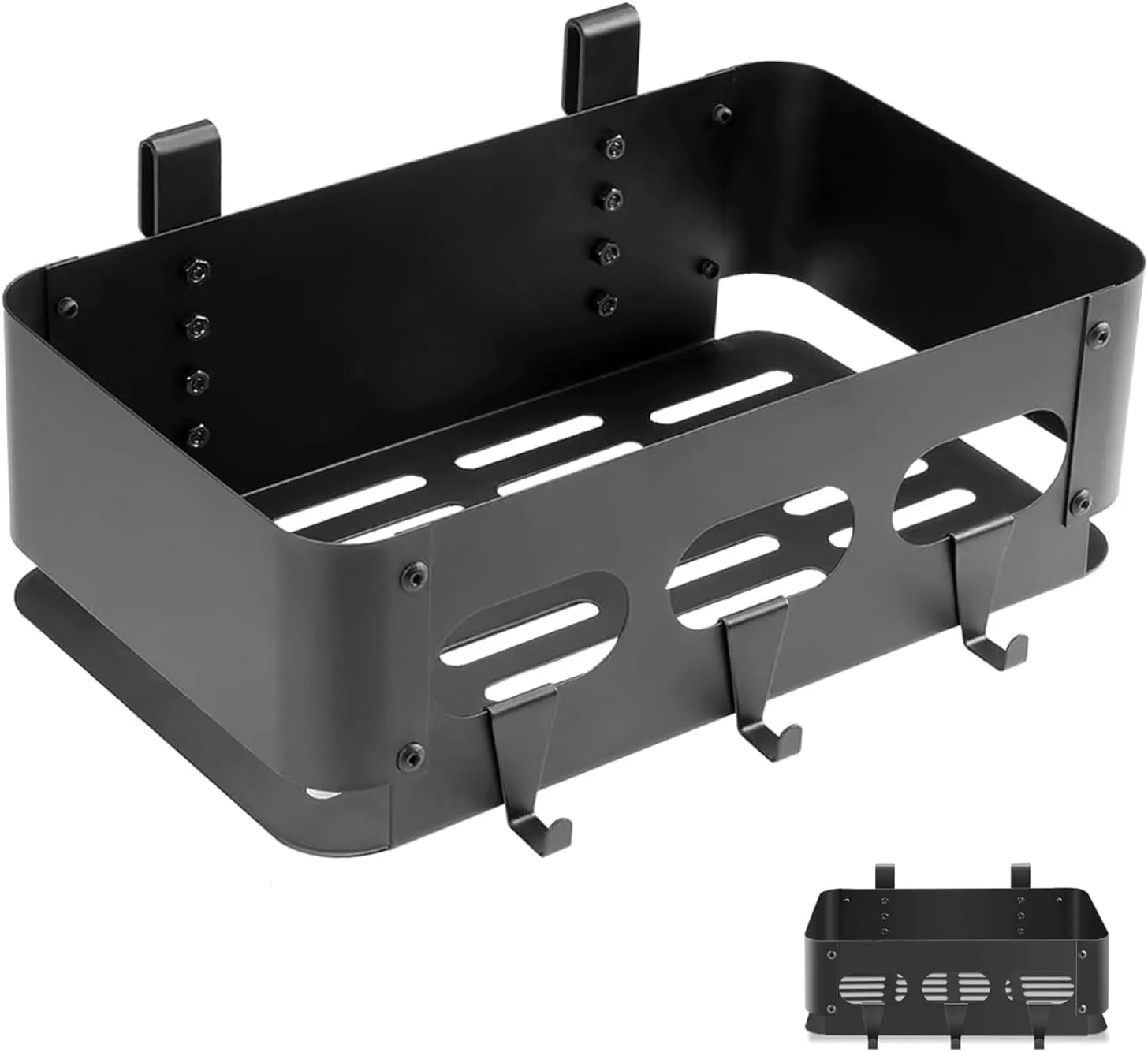 2025 traeger Accessories,traeger Grill Accessories,Side Basket,Sauce Holder with 3 Hooks,Grill Accessories Storage Shelf for traeger Ironwood 650 885,Pro Series 22 34,Pro D2 575 780,Z-Grills and more