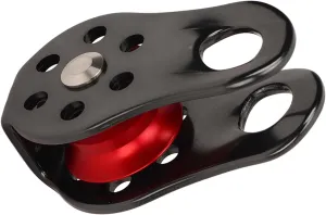 20kN Fixed Micro Pulley 7075 Aluminum Alloy Lightweight Micro Climbing Pulley for Rappelling High Altitude Work