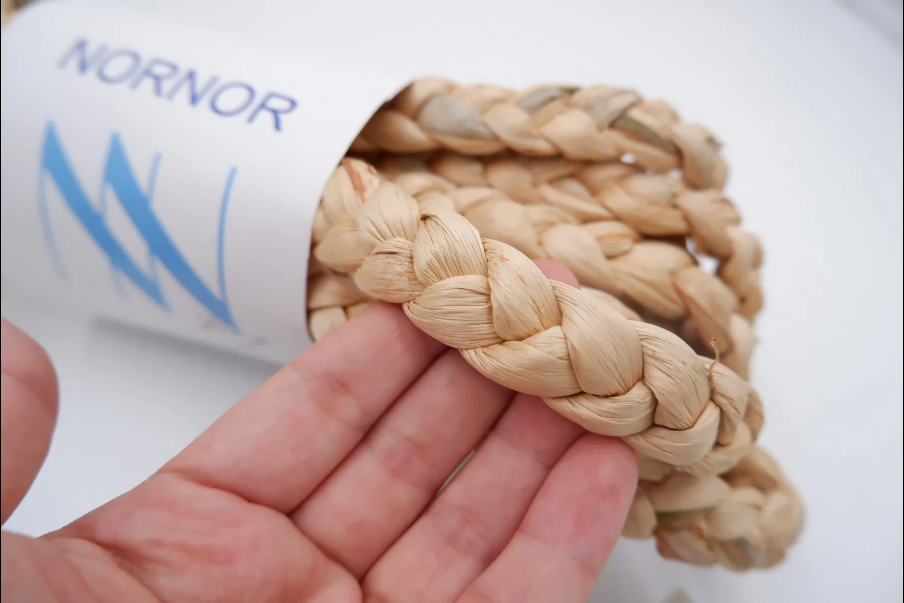 20mm natural waterhyacinth rope, rug rope, natural rope for furniture, water hyacinth rope for Cat Scratching