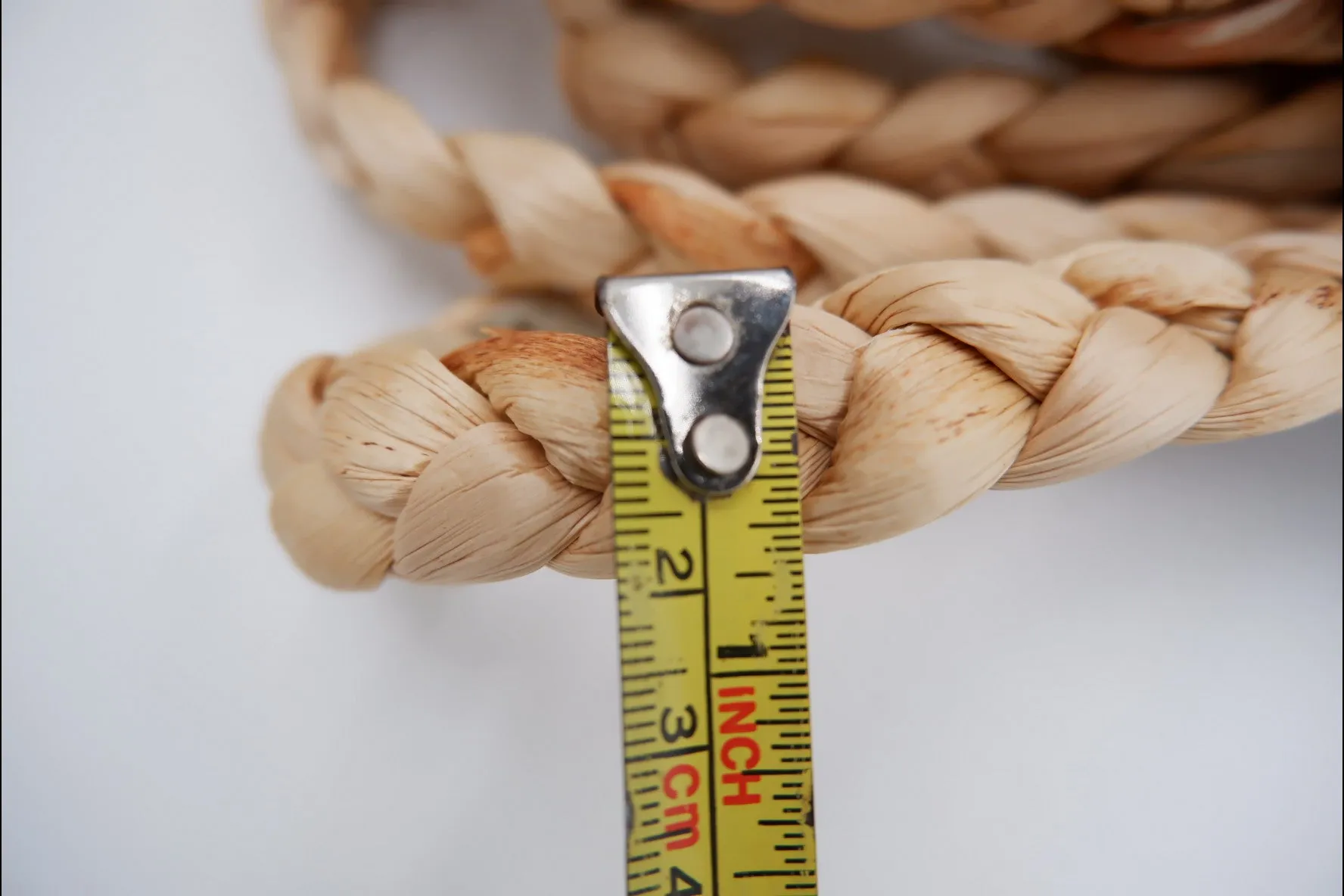 20mm natural waterhyacinth rope, rug rope, natural rope for furniture, water hyacinth rope for Cat Scratching