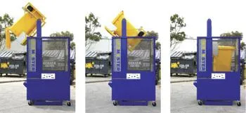 250kg Heavy Duty Powered Wheelie Bin Tipper, Universal Bin Lifter