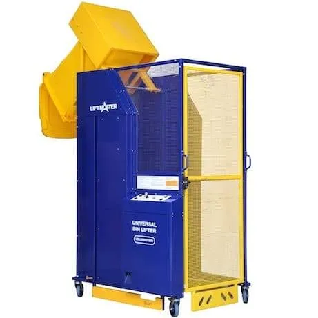 250kg Heavy Duty Powered Wheelie Bin Tipper, Universal Bin Lifter
