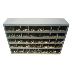 2,625 Piece Grade 8 Hex Head Cap Screw, Nut, and Washer Assortment Starter Kit