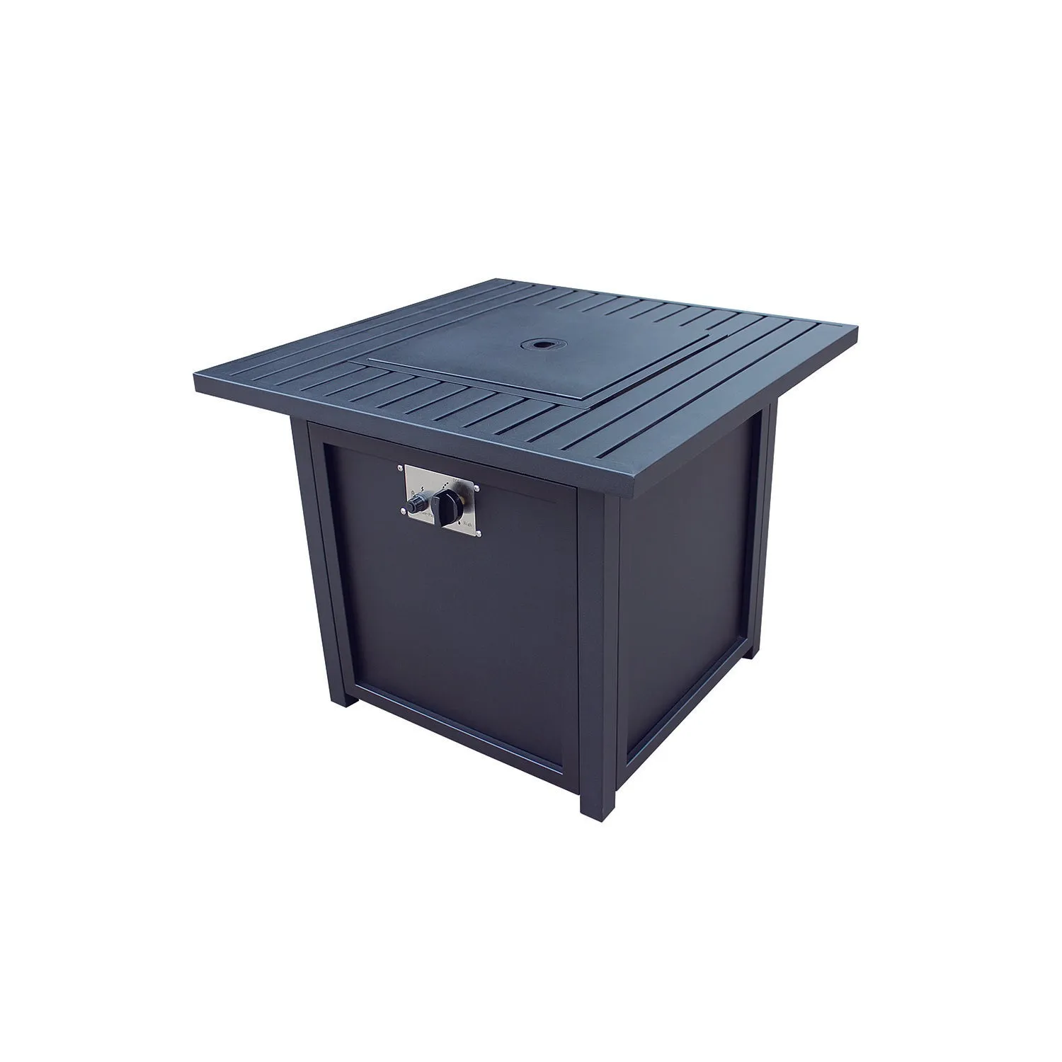 28' Slat Top Gas Fire Pit Table