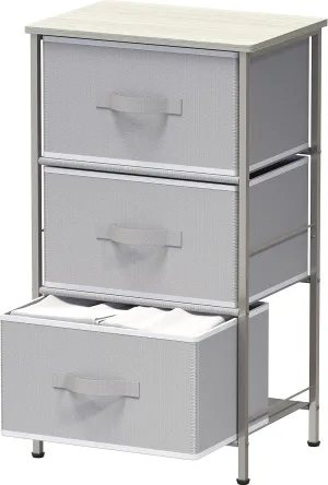 3 Drawer Clothes Storage Chest of Drawers,Clothes Toys Storage Unit, Home Furniture for Bedroom, Living Room, Hallway, Office