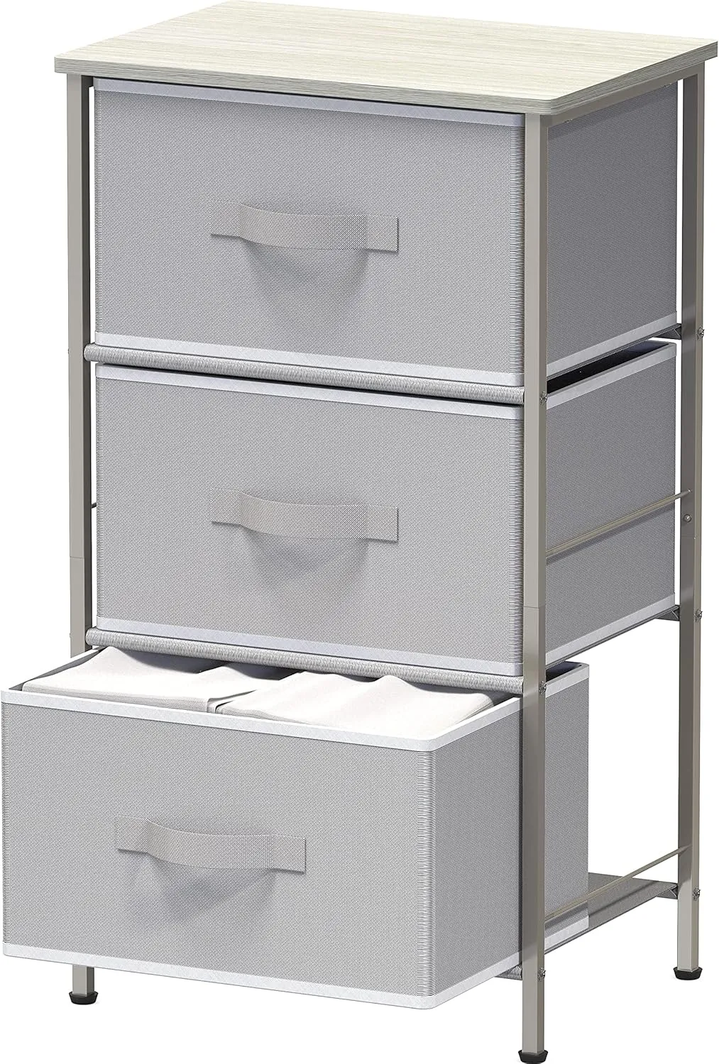 3 Drawer Clothes Storage Chest of Drawers,Clothes Toys Storage Unit, Home Furniture for Bedroom, Living Room, Hallway, Office