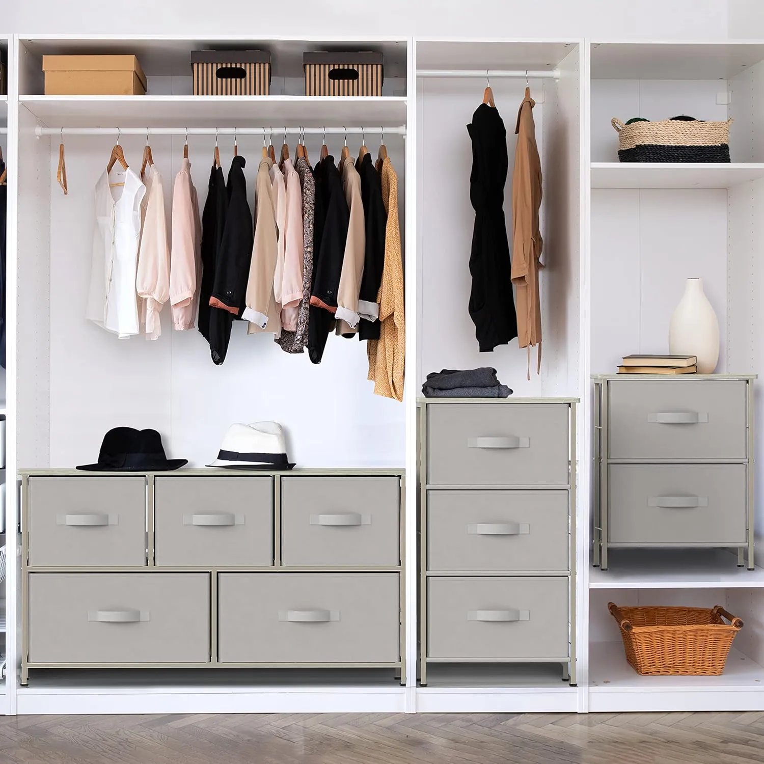 3 Drawer Clothes Storage Chest of Drawers,Clothes Toys Storage Unit, Home Furniture for Bedroom, Living Room, Hallway, Office