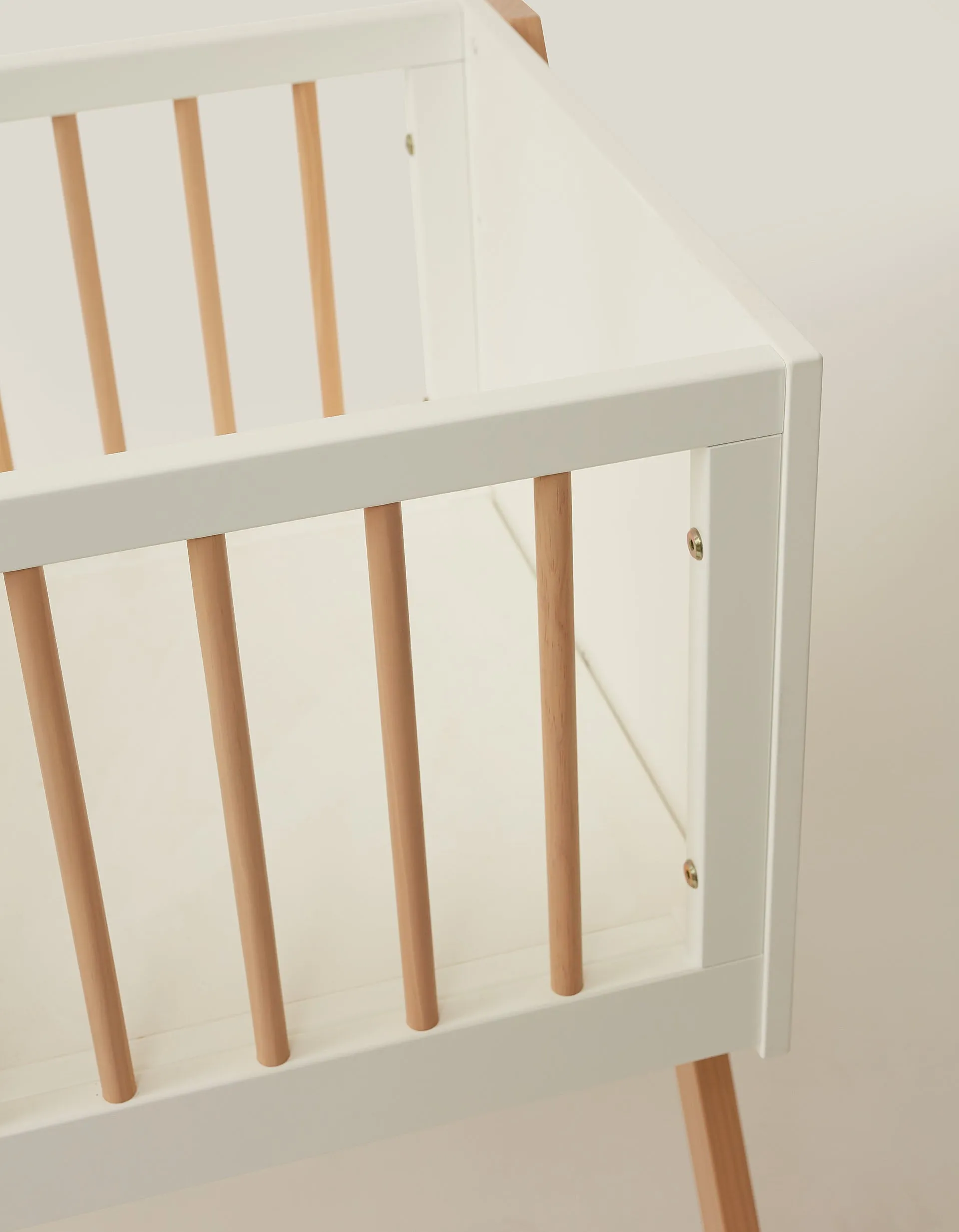 3 In 1 Nature/White Cot Zy Baby