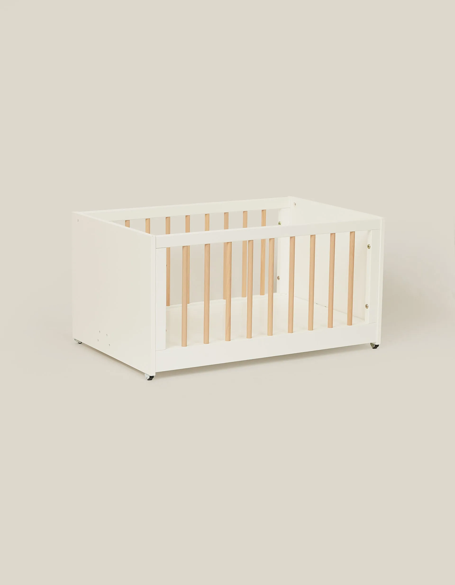 3 In 1 Nature/White Cot Zy Baby