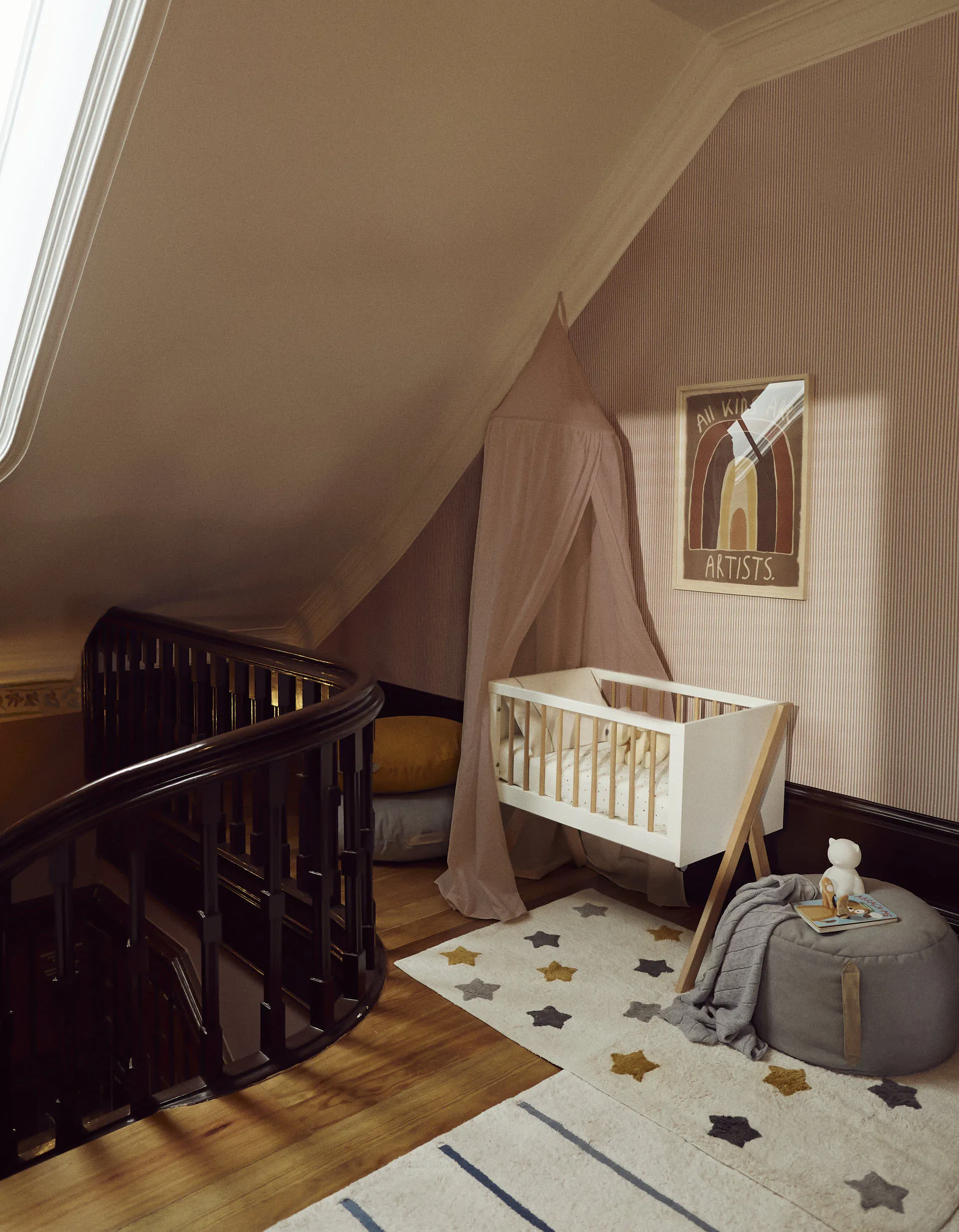 3 In 1 Nature/White Cot Zy Baby