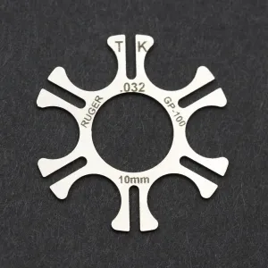3 Moon Clips - Premium Moon Clip for GP100 10MM Match Champion Revolver | Speedy Stainless Steel Moon Clips for Easy Loading and Unloading | Made in USA