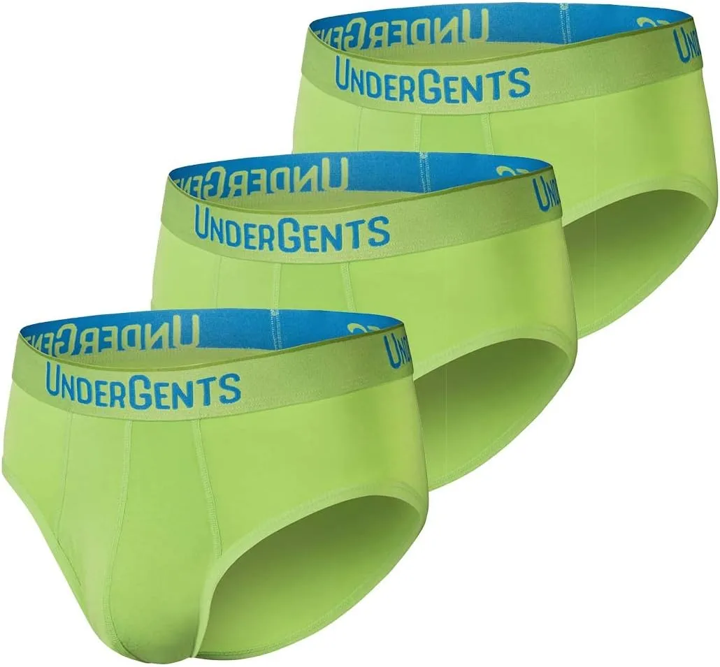 3-Pack Men's Brief Underwear CloudSoft Fabric with Cooling Modal