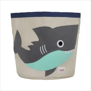 3 Sprouts Shark Storage Bin in Gray