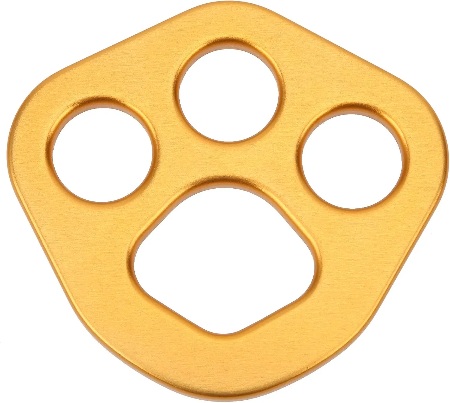 30KN Rigging Plate | 4 - Hole Aluminum Alloy Rope Connector | Heavy - Duty Climbing Gear for Rock Climbing/High - Altitude Activities | 3000kg Load Capacity