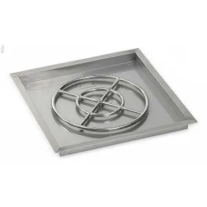 30" Drop in Burner Pan. Square