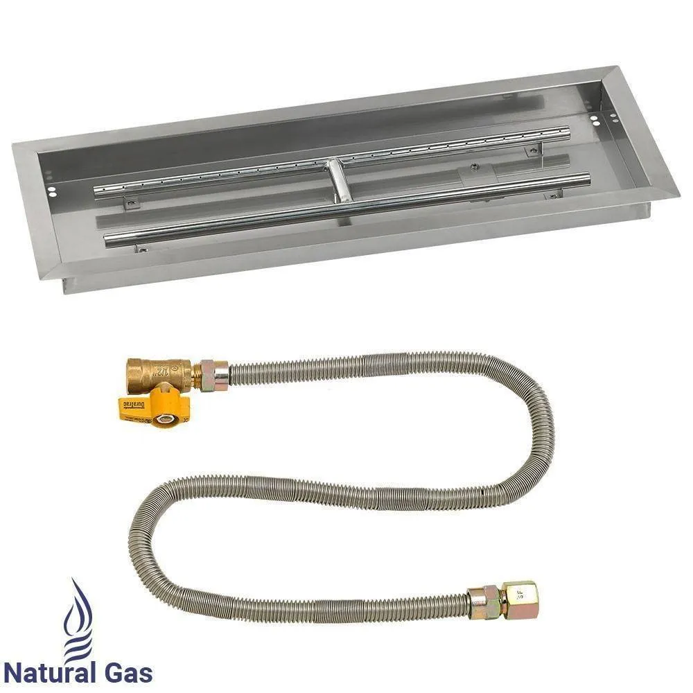 30" x 10" Drop in Pan. Rectangular. Match Light