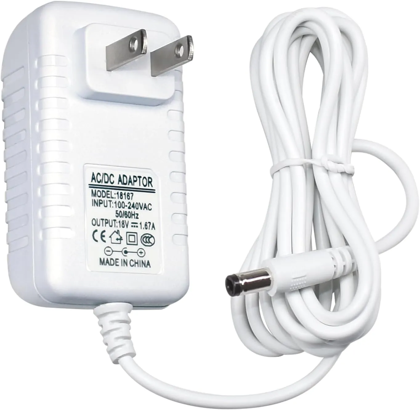 30W Power Adapter Charger for Echo ((4th/3rd Gen), Show 10/8/2, Plus2nd Gen, 6.5 Feet Power Cord Replacement,White