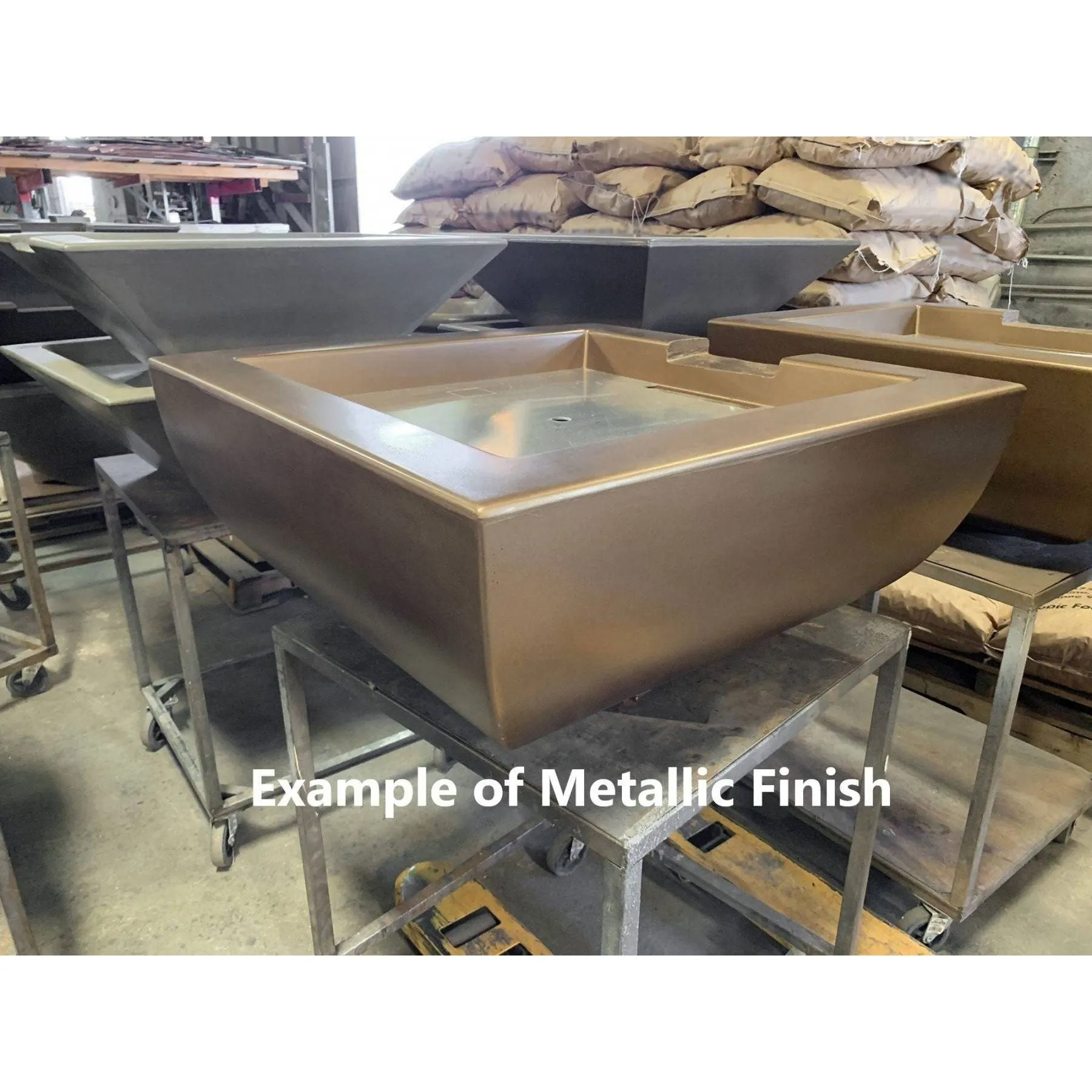 38" Luna Concrete Fire Pit