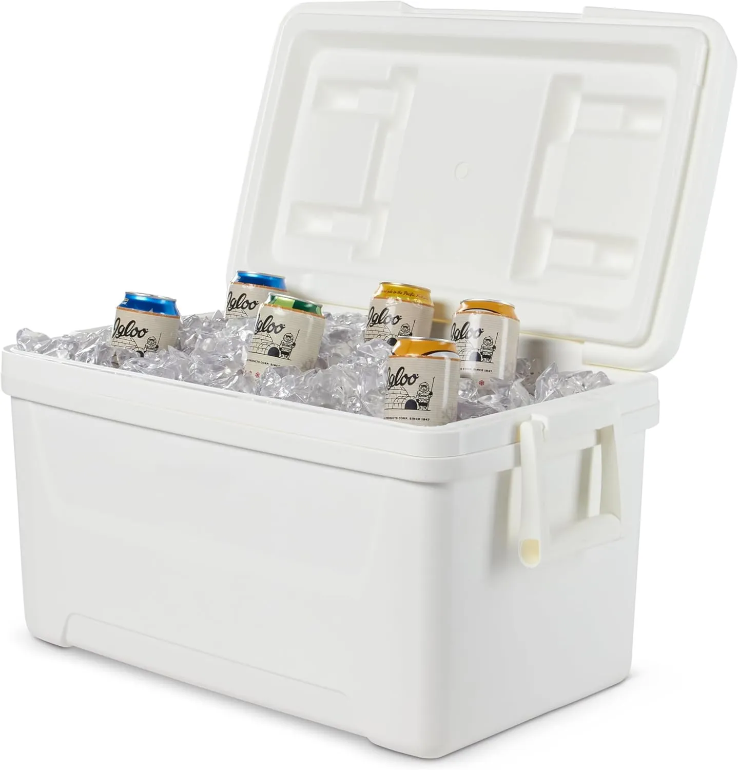 48 QT Ice Chest Cooler, Large Picnic Bag with Handles,cans Cooler,Easy for Camping/Travel/Beach/Kayak/car