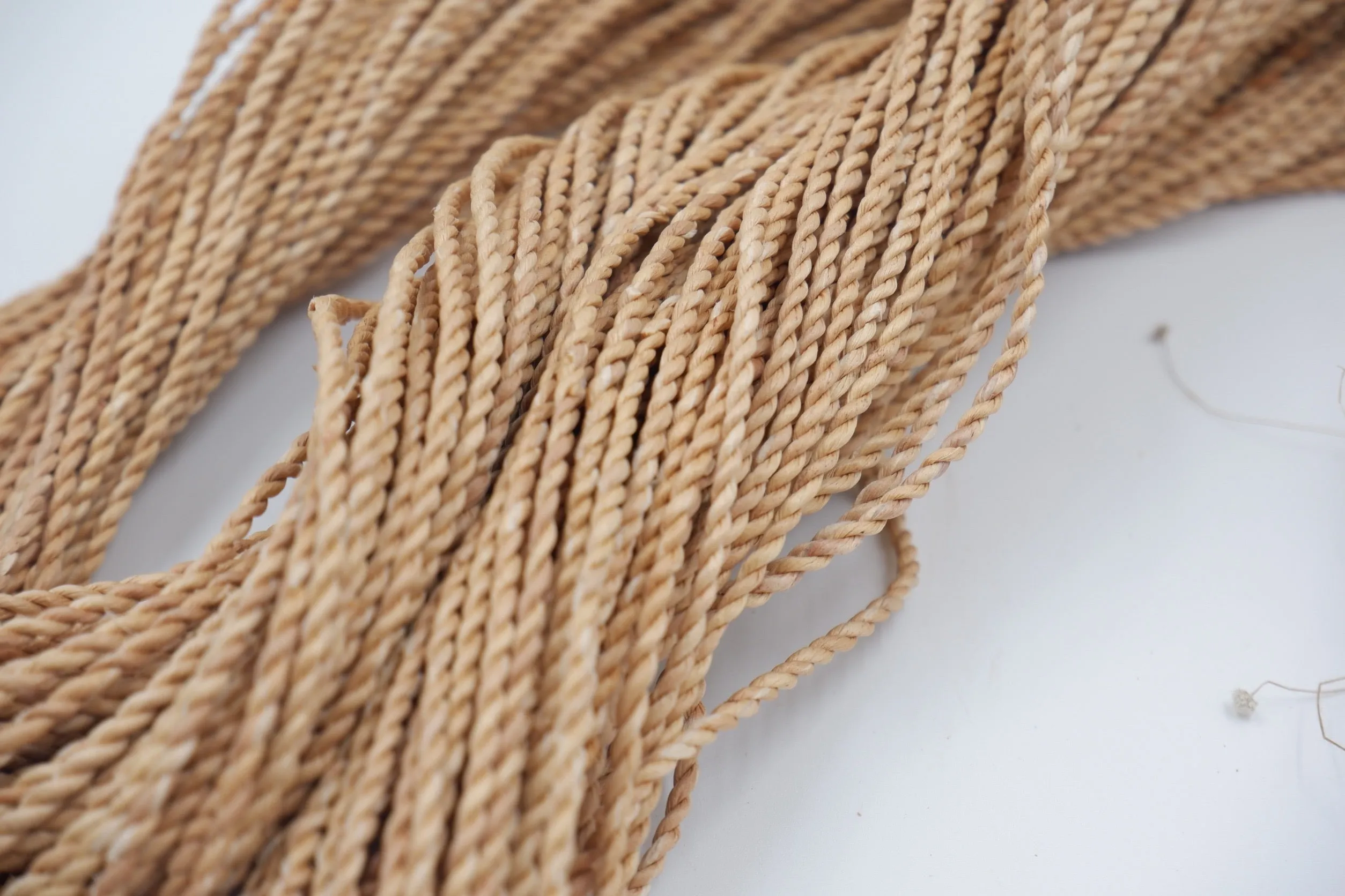 4mm Twisted Rope, natural water hyacinth rope, Decorating Weddings, Custom Rope, water hyacinth cord, Sea grass cord