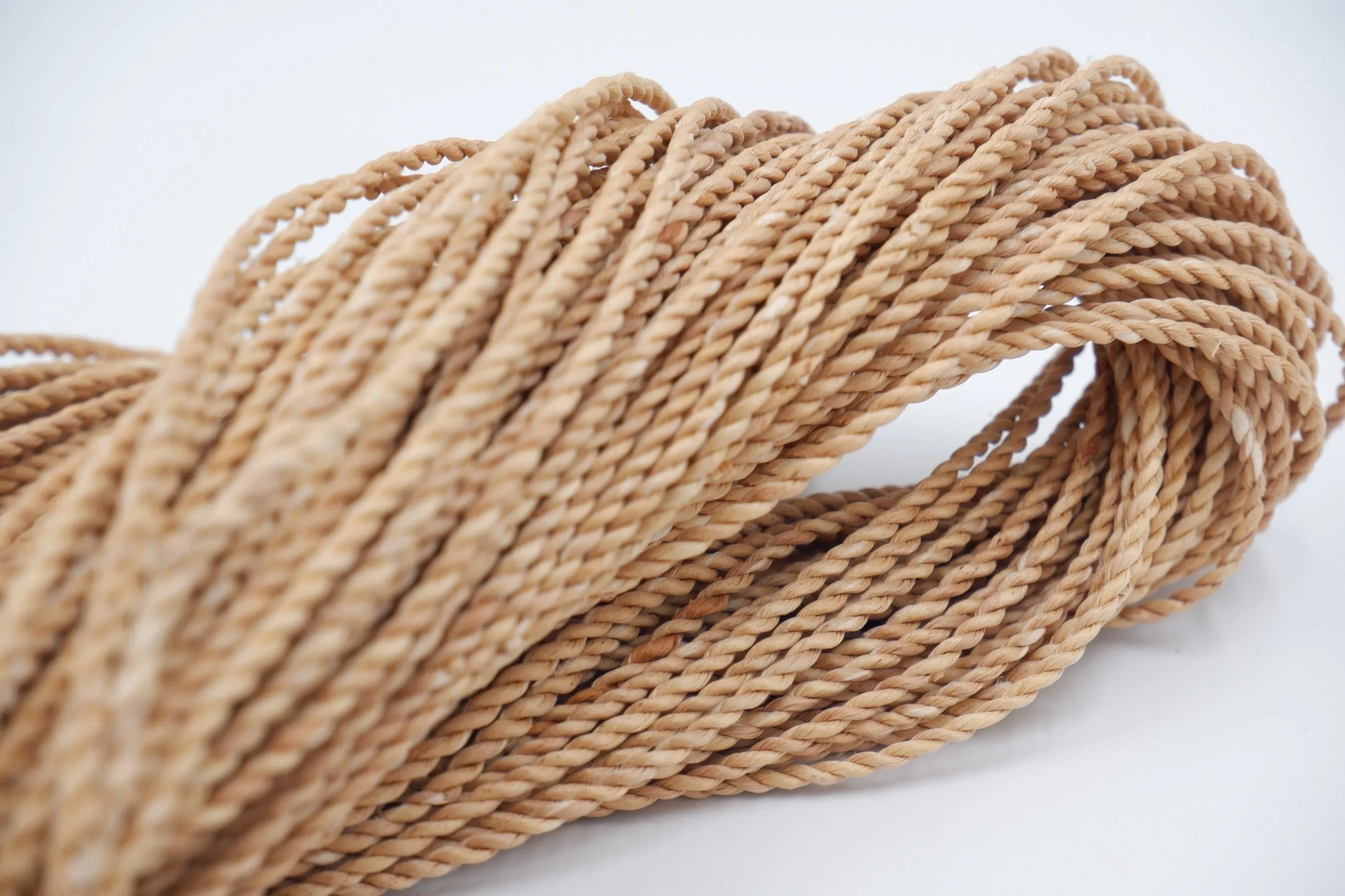 4mm Twisted Rope, natural water hyacinth rope, Decorating Weddings, Custom Rope, water hyacinth cord, Sea grass cord