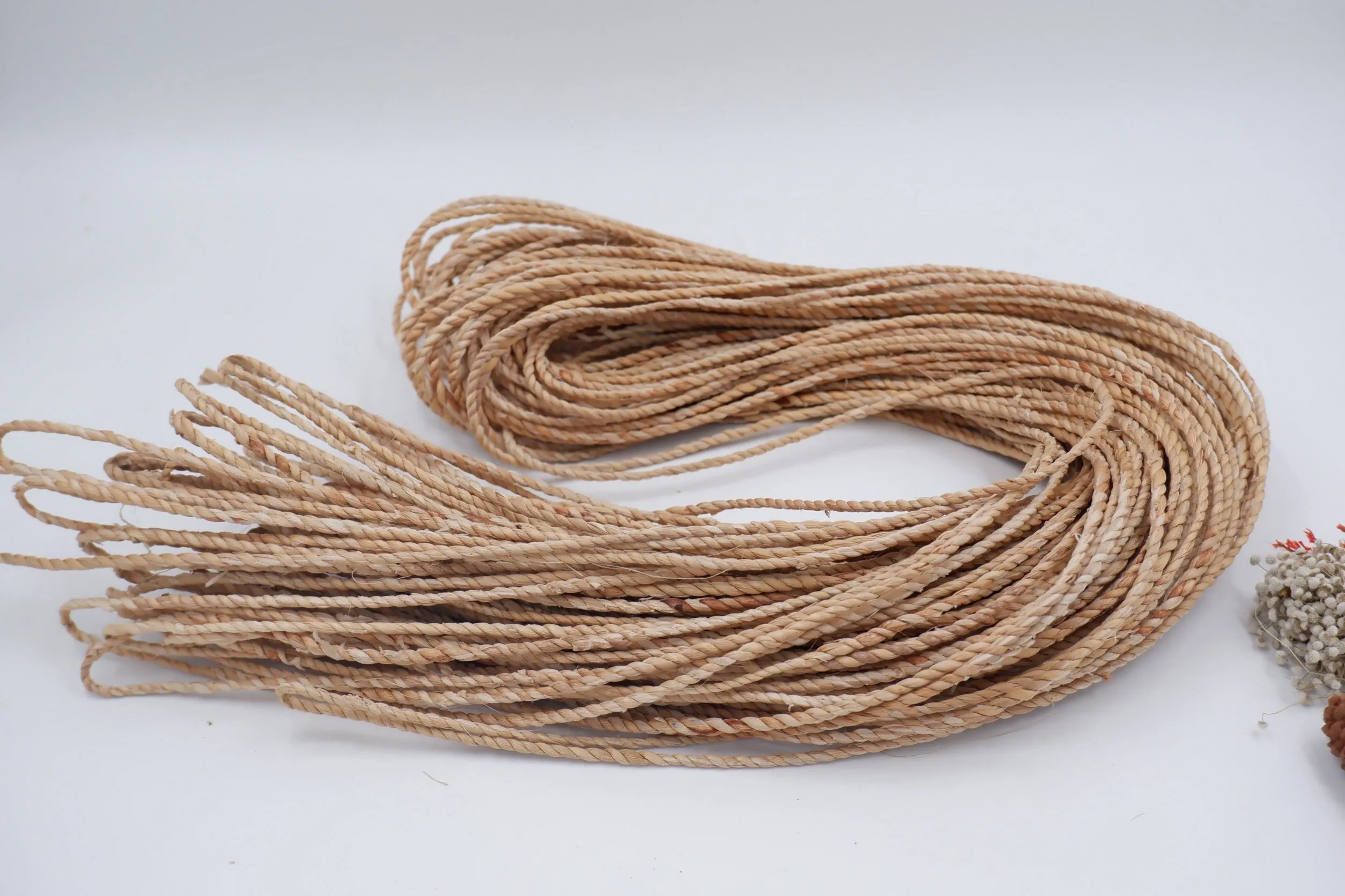 4mm Twisted Rope, natural water hyacinth rope, Decorating Weddings, Custom Rope, water hyacinth cord, Sea grass cord