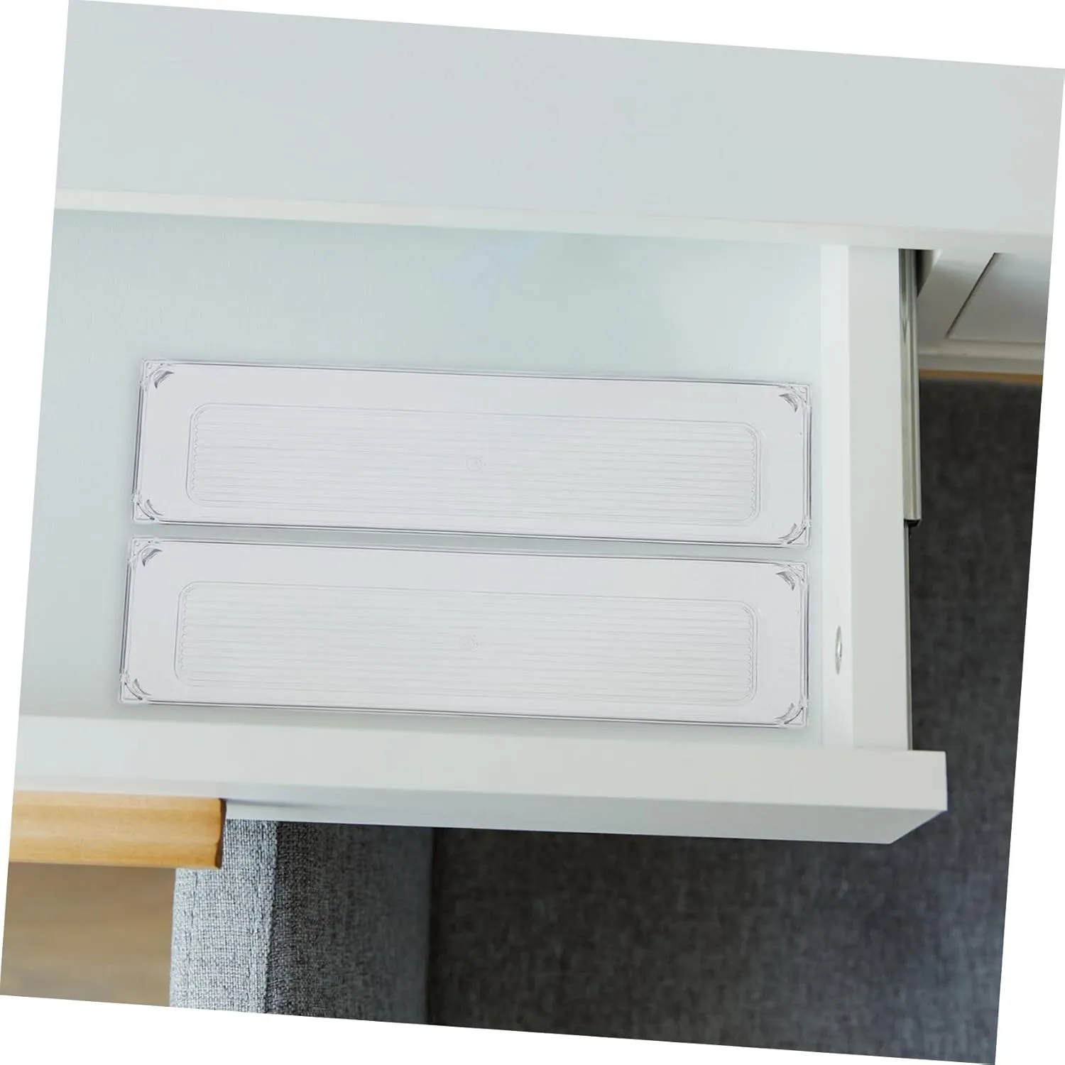 4sets 2pcs Clear Makeup Organizer Box Versatile Storage for Vanity Bathroom and Office for Lip Gloss Lipstick and Accessories Space Saving Design 2pcs*4