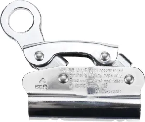 5/8" Rope Grab with 20mm Connecting Eye, Stainless Steel Chromate Finished Rope Grab Ascender Fall Protection 16KN Riser