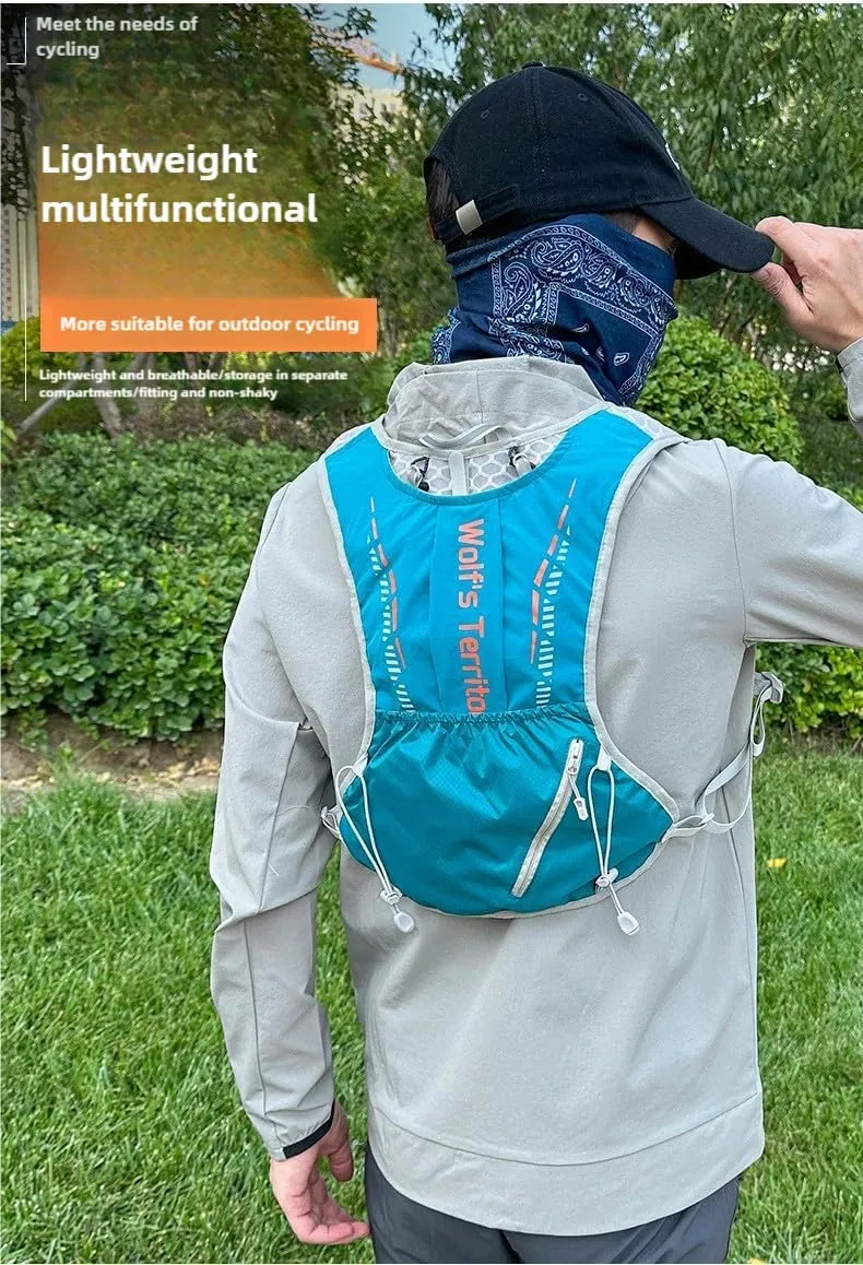 5L Lightweight Professional Sports Water Bag Vest Bag Cycling Running Multi-Functional Breathable Hydration Equipment for Men and Women